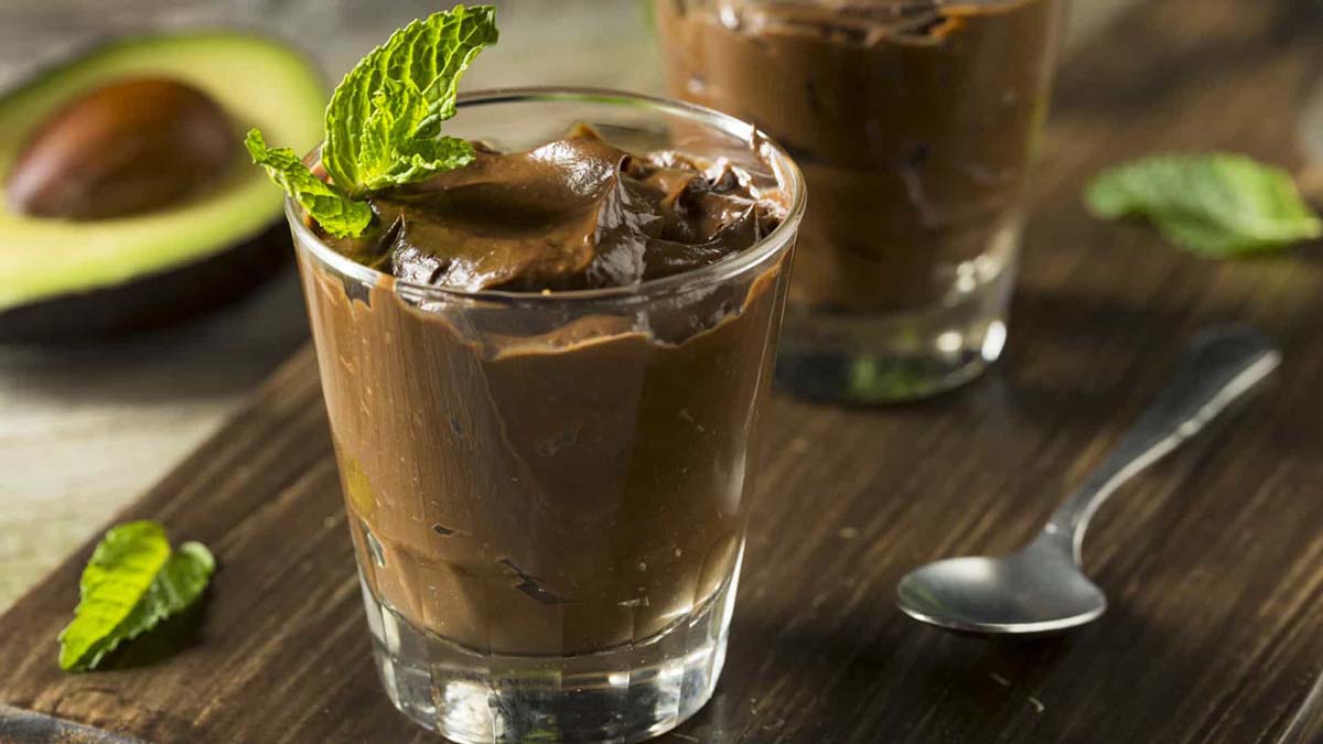 Mousse de abacate e cacau Fica pronta em poucos minutos Só Para